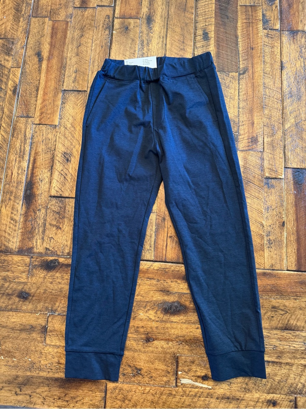 NWT Uniqlo Kids Ultra Stretch DRY-EX Jogger Pants Size 7-8 Navy Blue